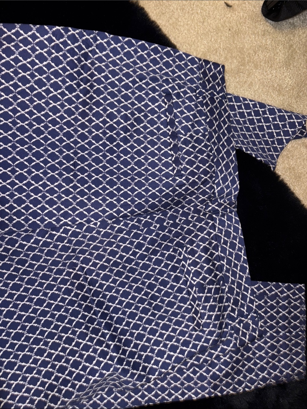 Joe Fresh Navy and White Ankle Pants - Picture 3 of 5